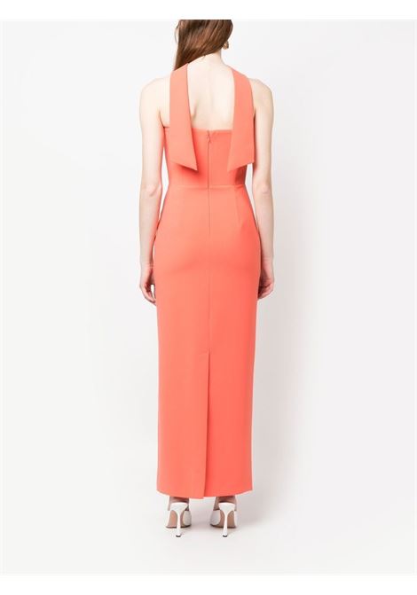 Orange bow-detail strapless dress - women THE NEW ARRIVALS ILKYAZ OZEL | NA01SD0169DCRL